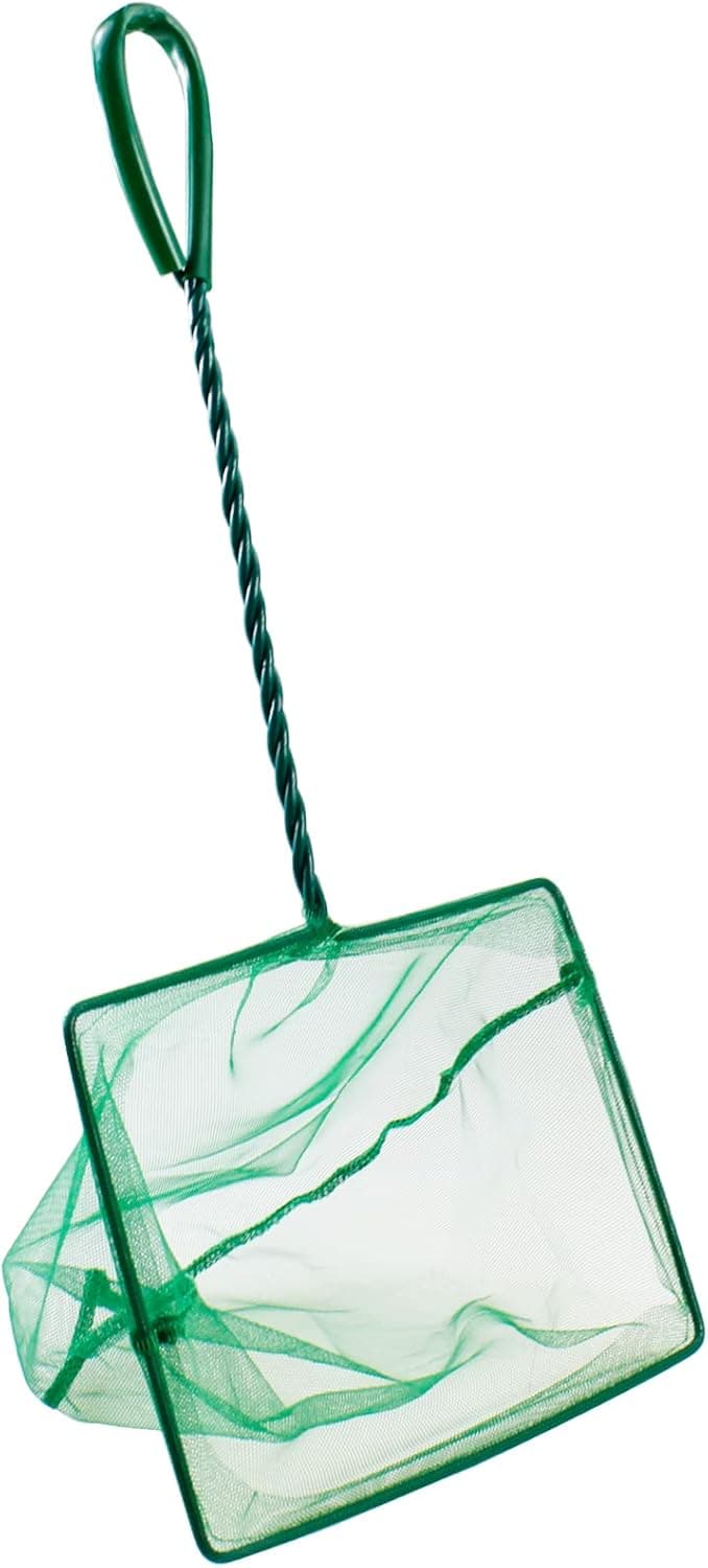20 cm Aquarium Fish Net, Wastes Skimming Cleaning Tool with Firm Handle for Fish Tanks Small Ponds, photo 1 of 5
