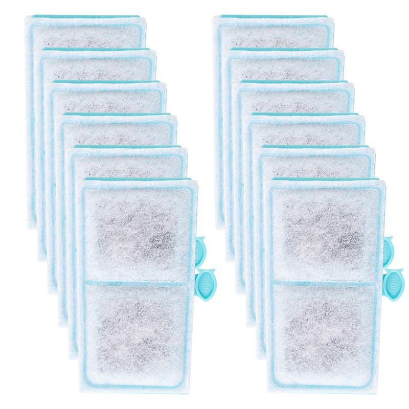 10 Pack Filter Cartridges , Small Aquarium Fish Tank Replacement Filter Cartridges Compatible Internal Power Filter and Aquarium, photo 1 of 5