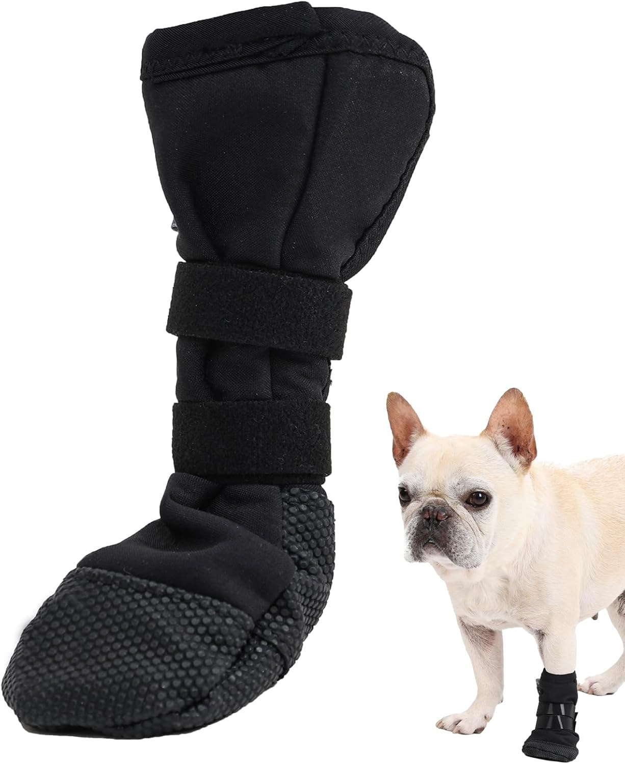 Dog Paw Wound Recovery Boot, Breathable Dog Bootie for Injured Paw, Anti-Slip Dog Shoe with Self-Adhesive Strap, Dog Paw Protector for Outdoor Walking & Keep Dogs from Licking Wounds (M), photo 1 of 7