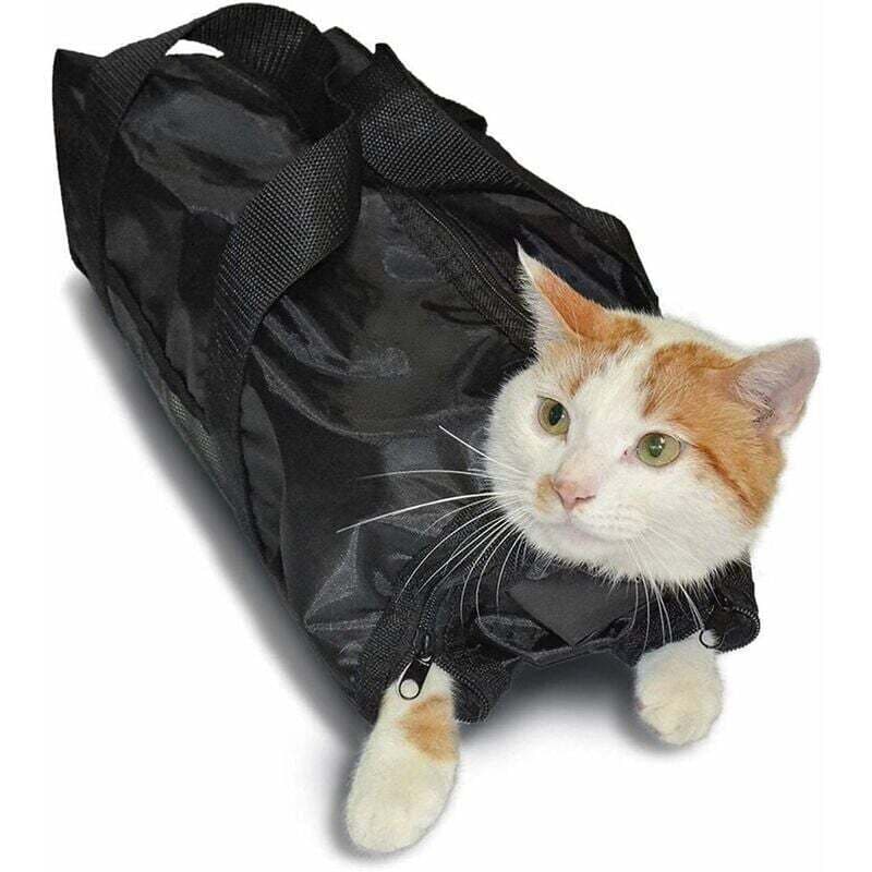 Cat Grooming Bag, Durable and Versatile Cat Restraint Bag to Keep Cats Safe During Grooming and or Bathing, photo 1 of 4