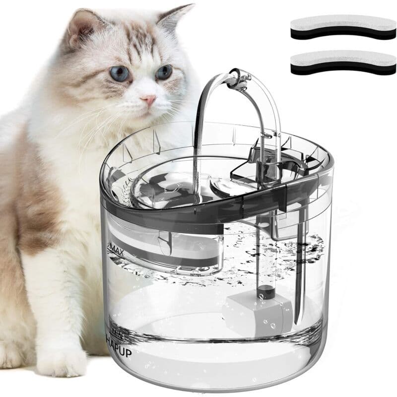 Automatic Cat Water Fountain 1.8L with USB Pump Carbon Filter and Smart Water Mode, photo 1 of 4