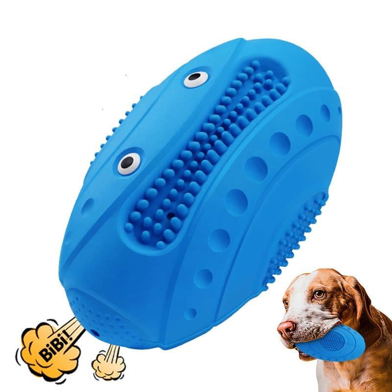 Pet Dog Toy Ball Tough Dog Toy for Aggressive Chewers Large Breeds Toy Resistant to Grinding Teeth Cleaning Chewing Rubber Sound, photo 1 of 5