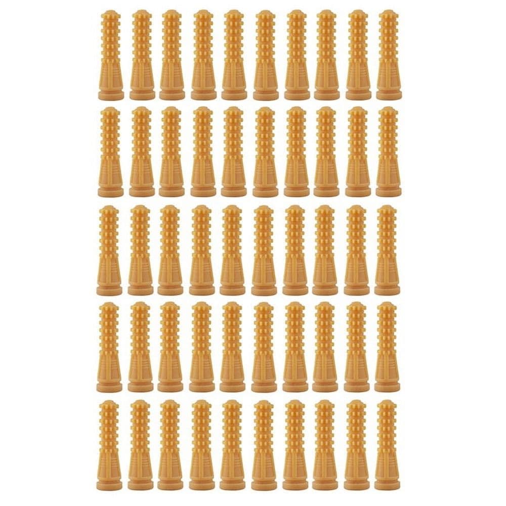 50PCS Chicken Plucker Fingers, Poultry Plucking Rubber Hair Removal Finger for Chicken Duck Quail Goose Yellow, photo 1 of 5
