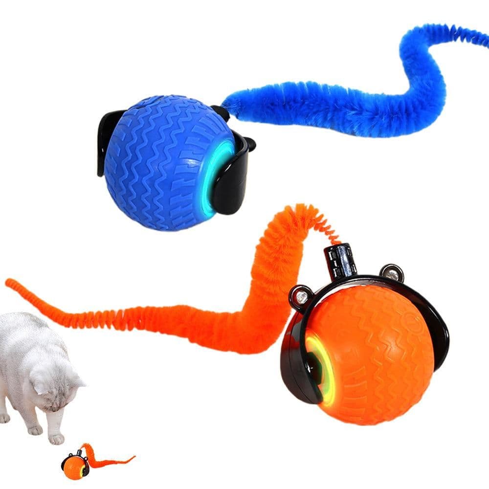 2Pcs Automatic Cat Rolling Ball Interactive Pet Toy with Multiple Motion Modes for Pet Cats Dogs, photo 1 of 7