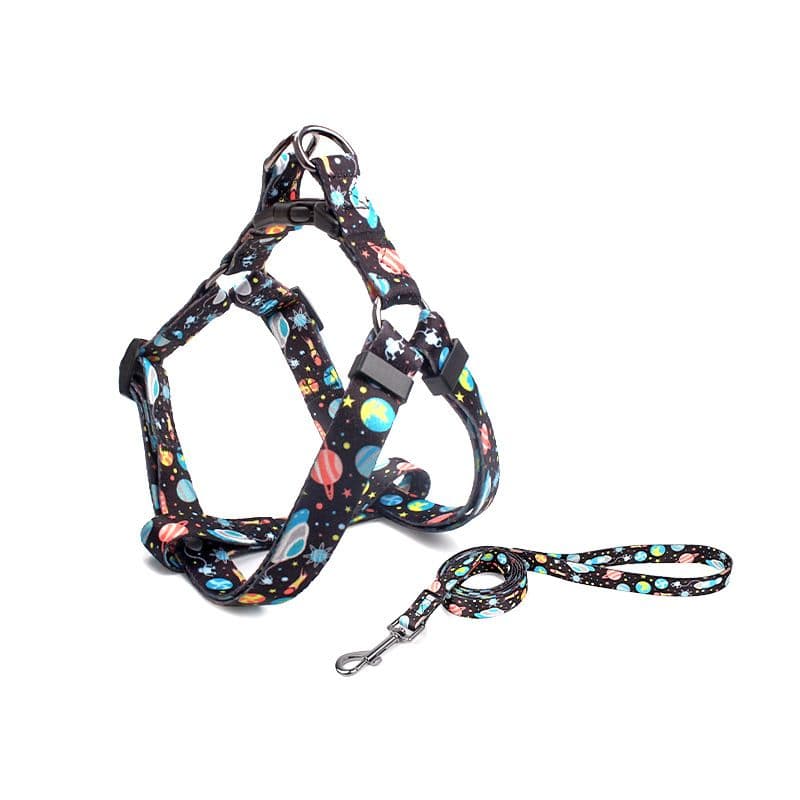 Pet Dog Chest Strap Harness Set Polyester) Code