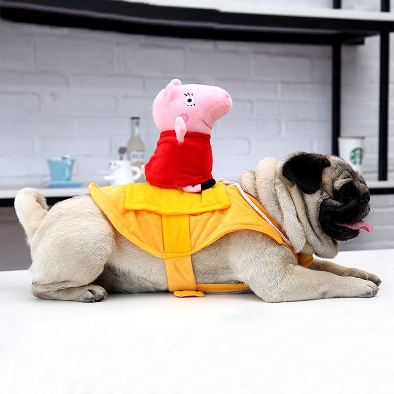 Qichong Pet Dog Horse Riding Costume Piggy Knight XL, photo 1 of 6
