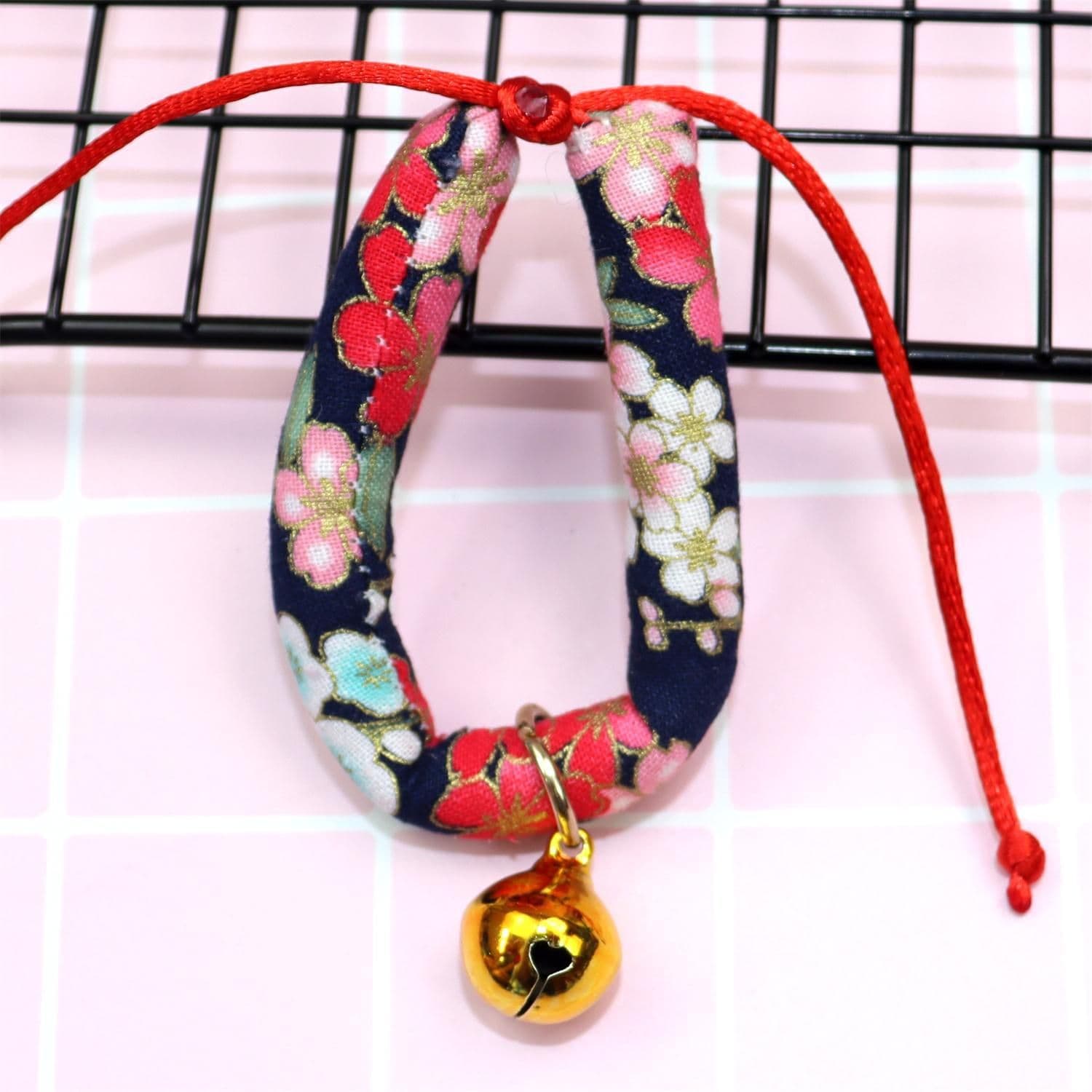 Cat Collar Odd Pet Japanese Style Cloth Bell