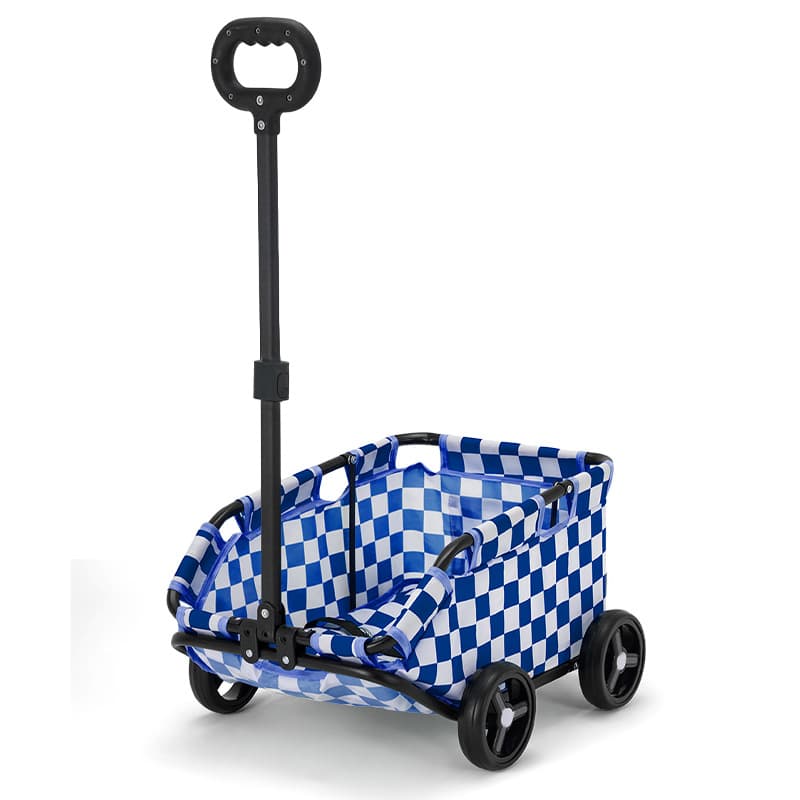 Foldable Pet Travel Wagon for Small Dogs - Lightweight and Portable