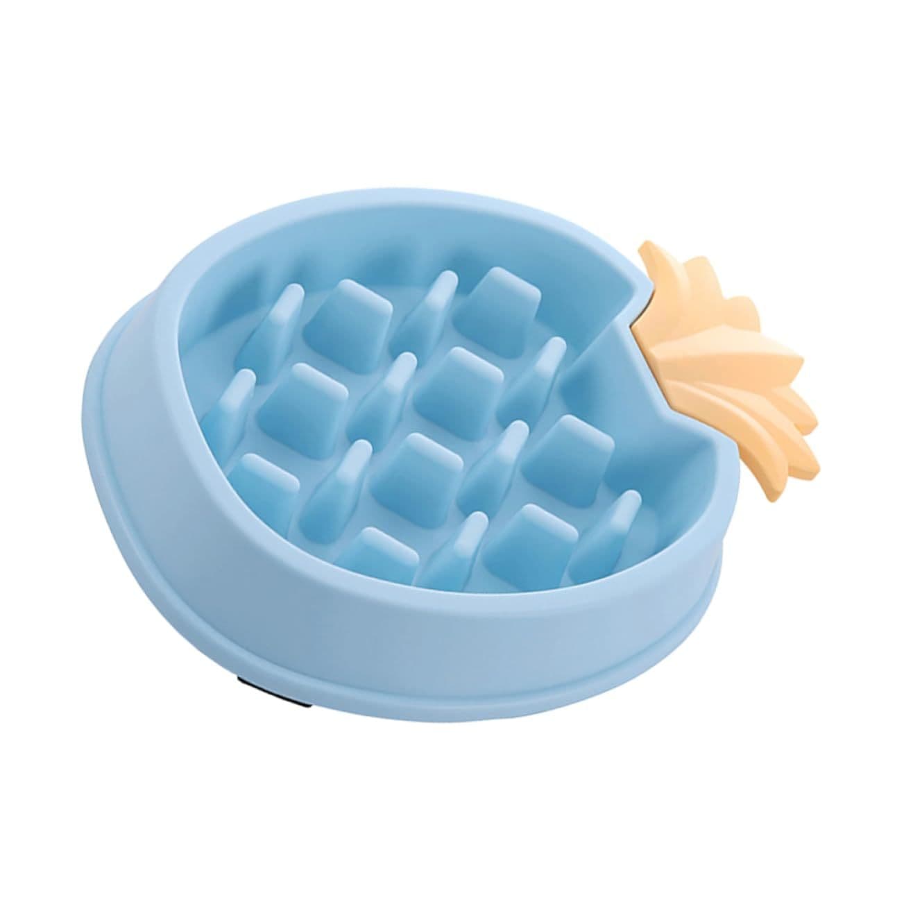 2PCS cute fruit shaped pet slow food bowl, plastic material, slow feeding cat bowl, anti slip, relieving pets from eating too fast, photo 1 of 5