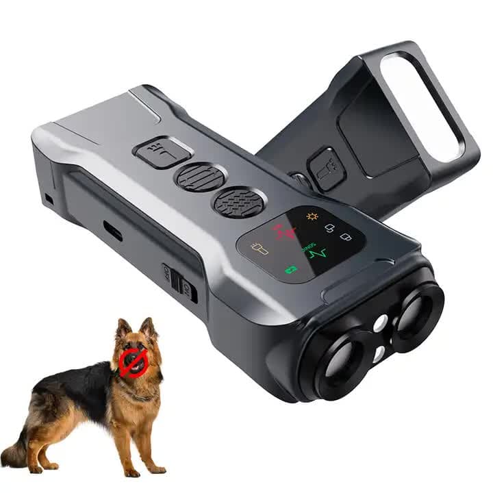 Ultrasonic Dog Repellent Device - Dual-Mode Flashlight and Ultrasonic Dog Deterrent