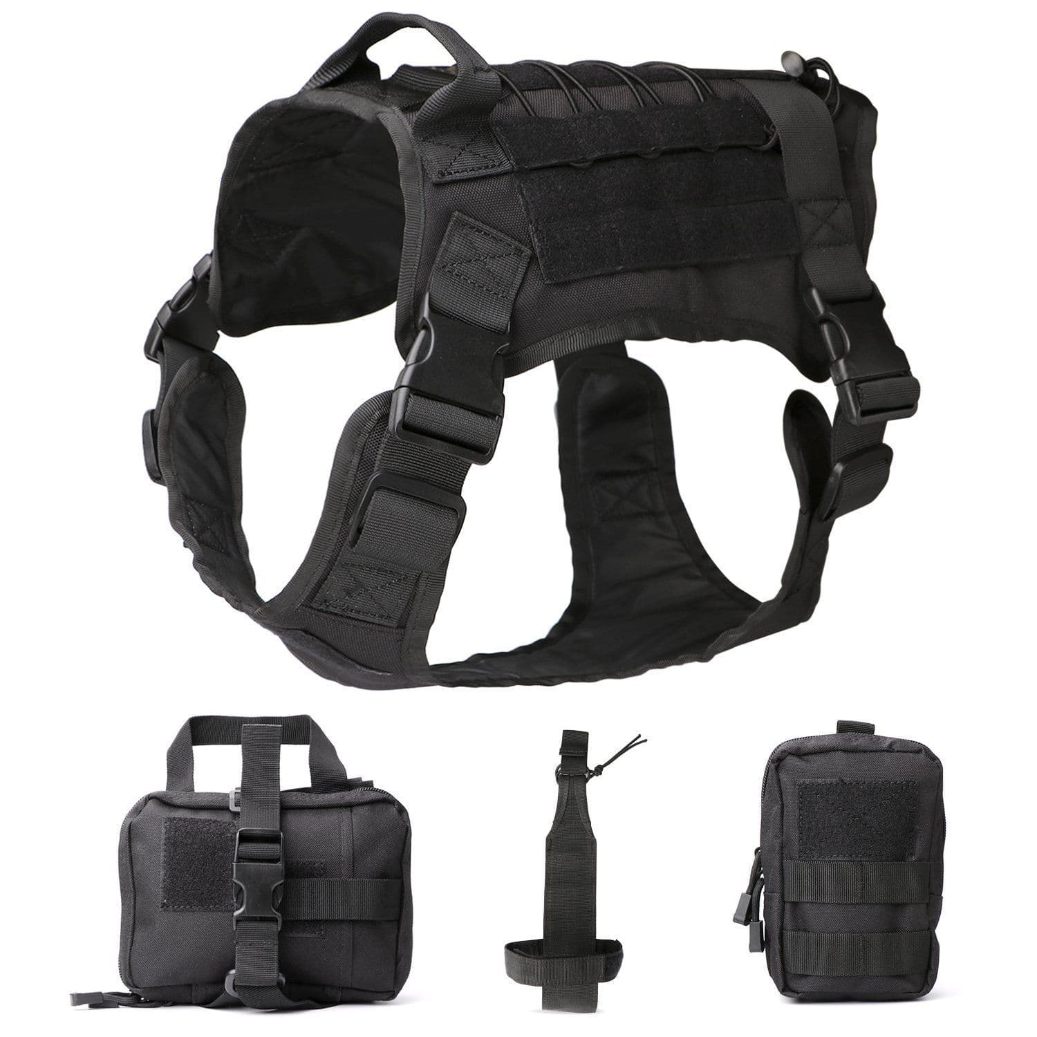 FW Tactical Dog Vest 1000D Nylon Large