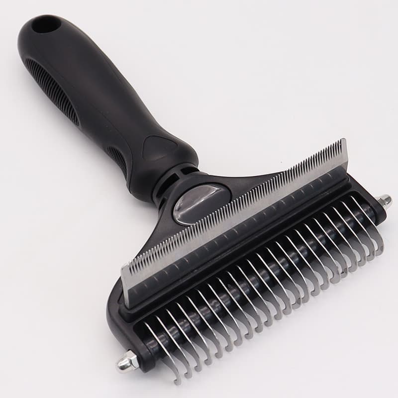 Pet Grooming Comb – Fine Toothed Side for Hair Removal and Detangling, Ideal for Dogs with Long or Thick Coats in Australia