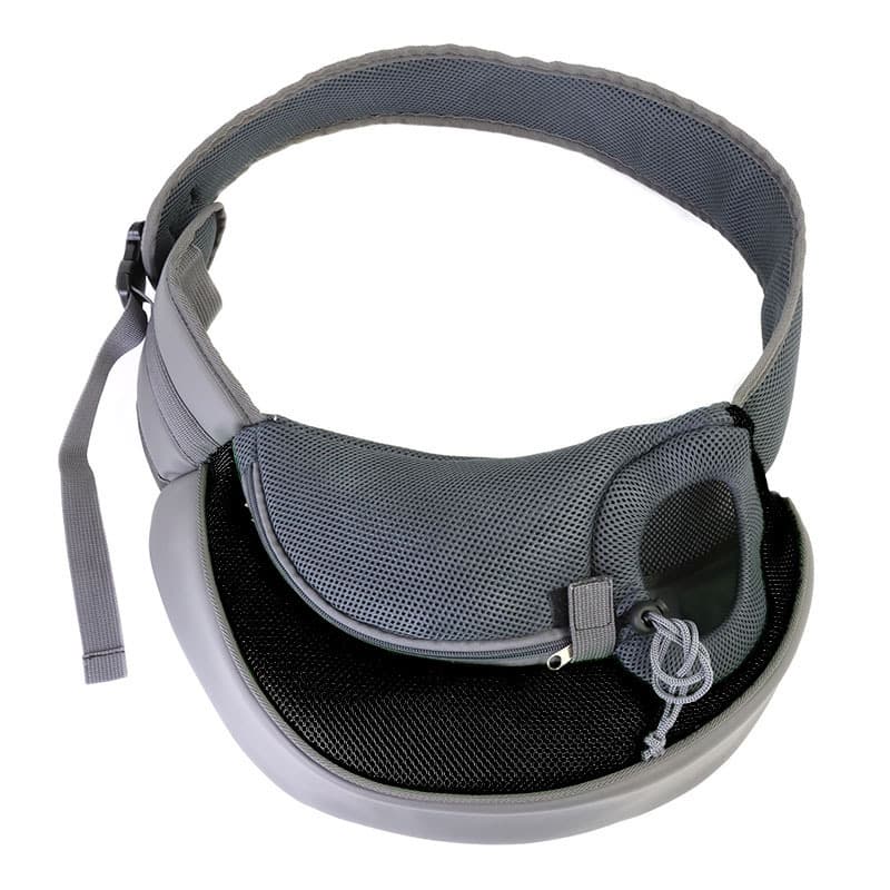 Hands-Free Pet Chest Carrier - Breathable Mesh Crossbody Bag for Dogs & Cats within