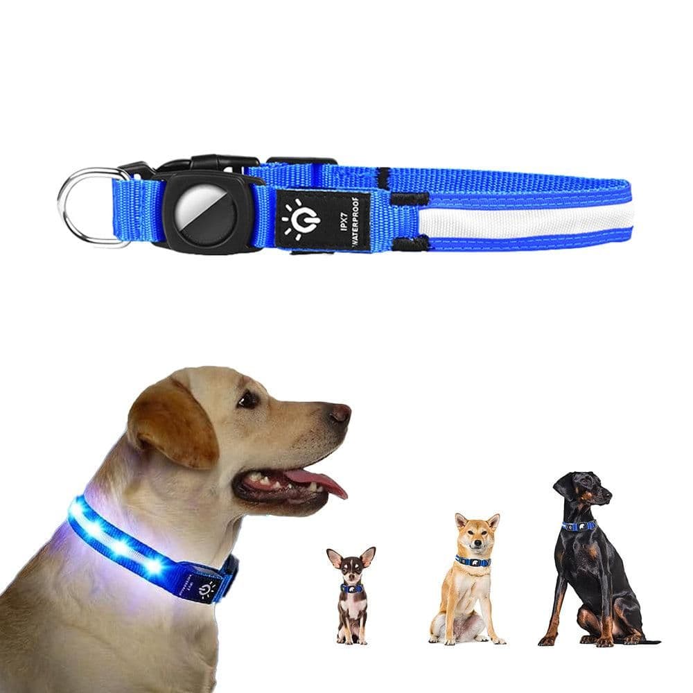 Luminous LED Pet Dog Collar Light-up USB Rechargeable Dog Collar, photo 1 of 4