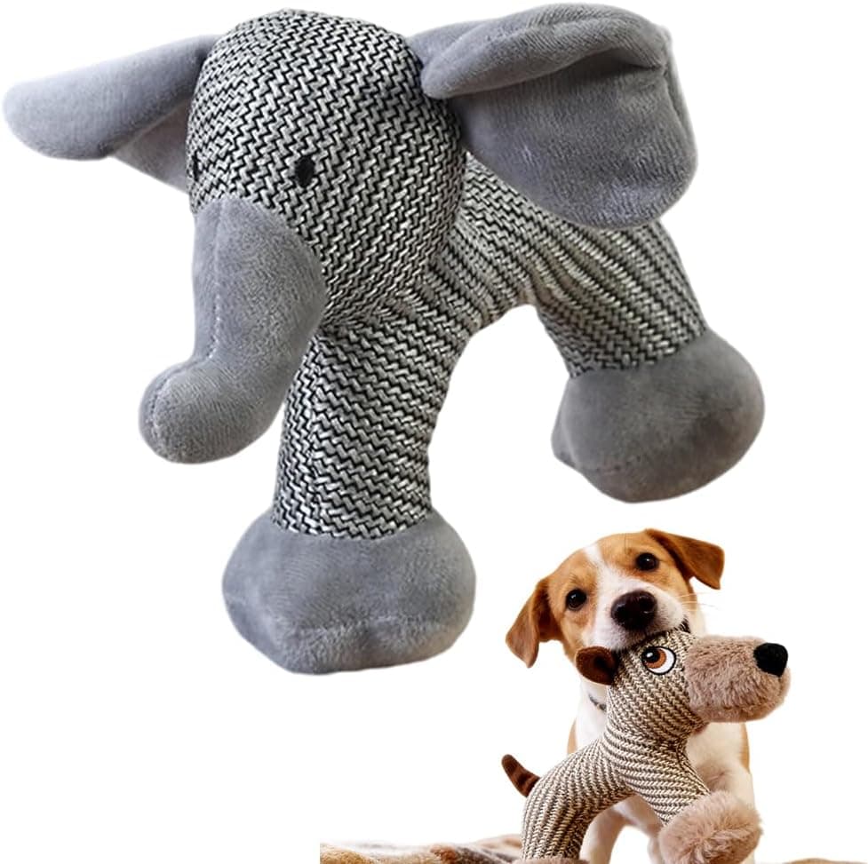Indestructible Plush Dog Toy for Aggressive Chewers, Boredom Relief Squeaker Chew with Double Fabric, Durable Crocodile Teething Large Medium Small Dogs (Blue) Blue, photo 1 of 6