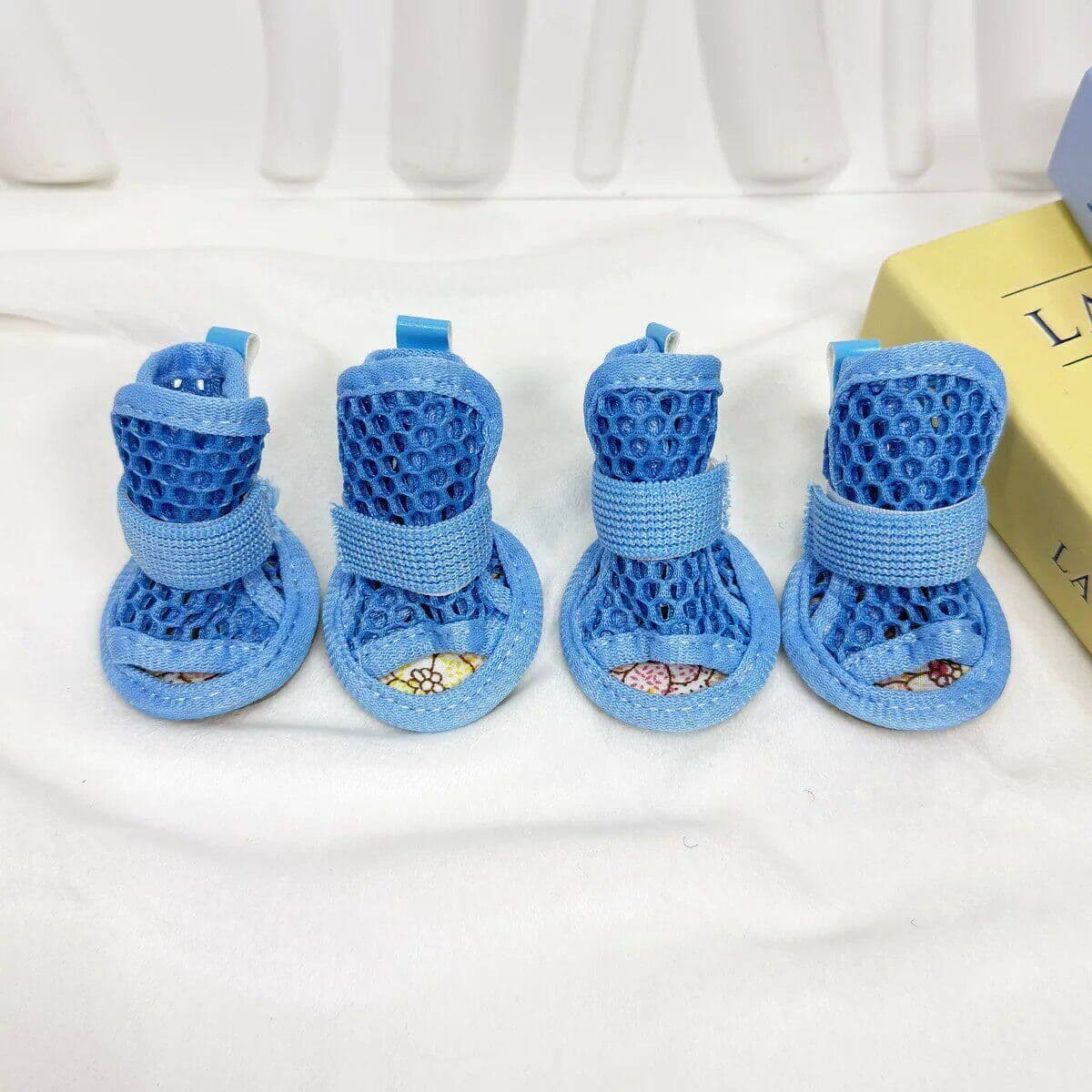 AMOOR Dog Shoes Breathable Mesh Tie Small Puppy Outdoor 2#