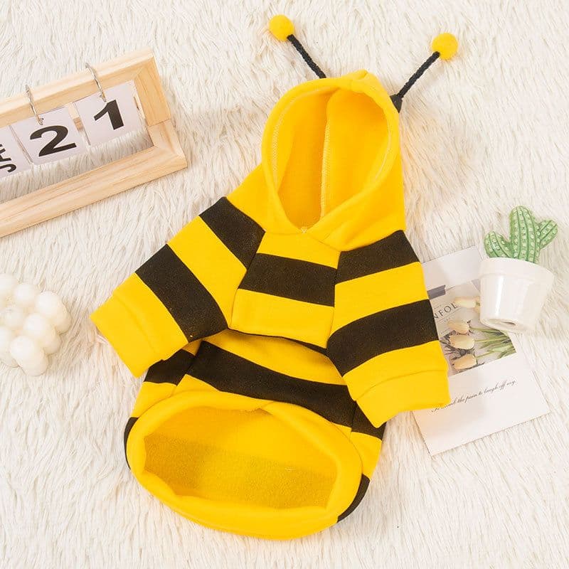 AMOOR Dog Bee Costume Hoodie Wings Beekeeping Suit, photo 1 of 10