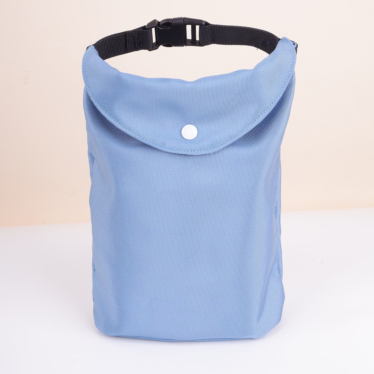 2-pcs Portable Pet Food Storage Bag - Roll Top Treat Pouch for Travel & Walks