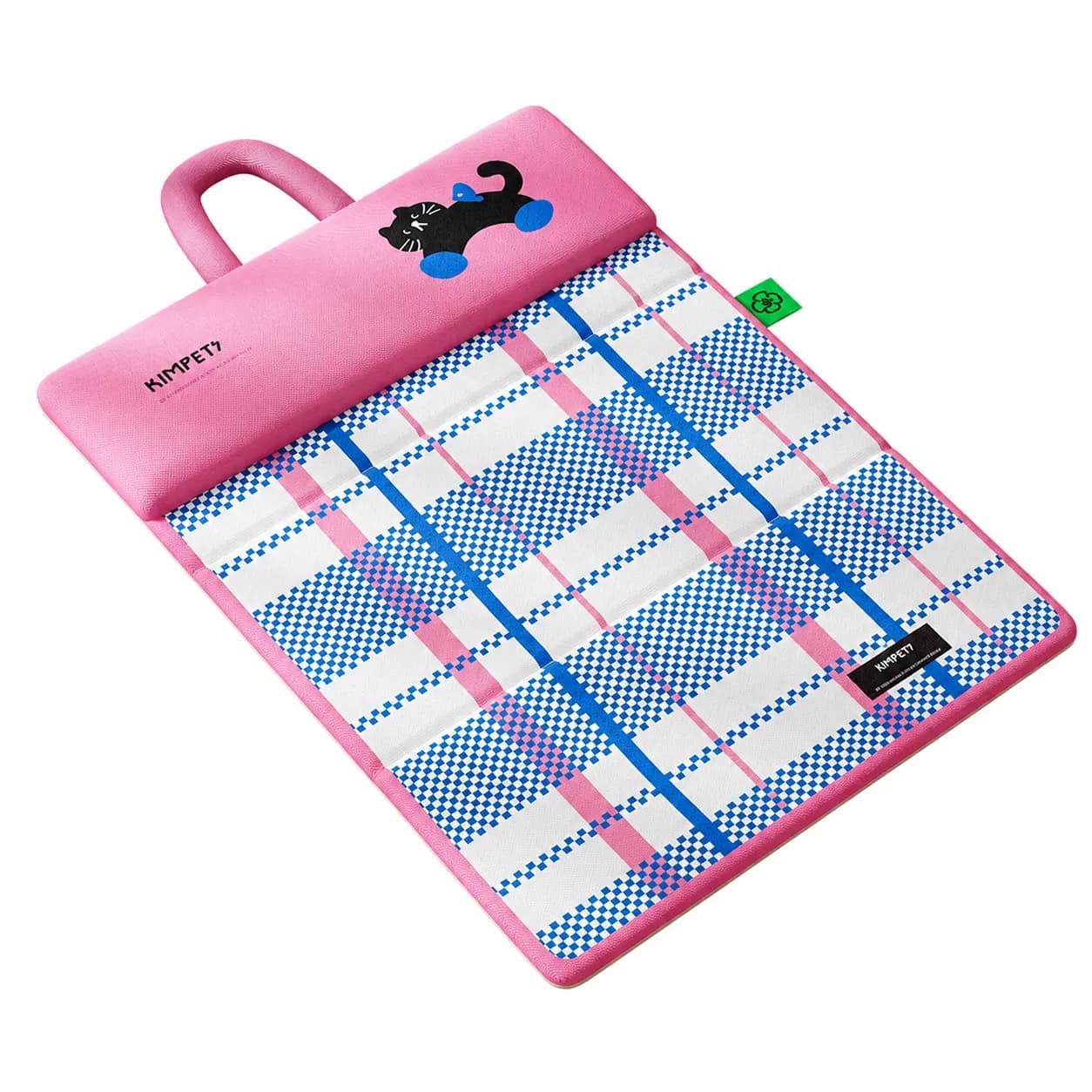 Foldable Pet Cooling Mat - Double-Sided Summer Dog Bed Pad, Portable Cat Sleeping Mat with Carry Handle