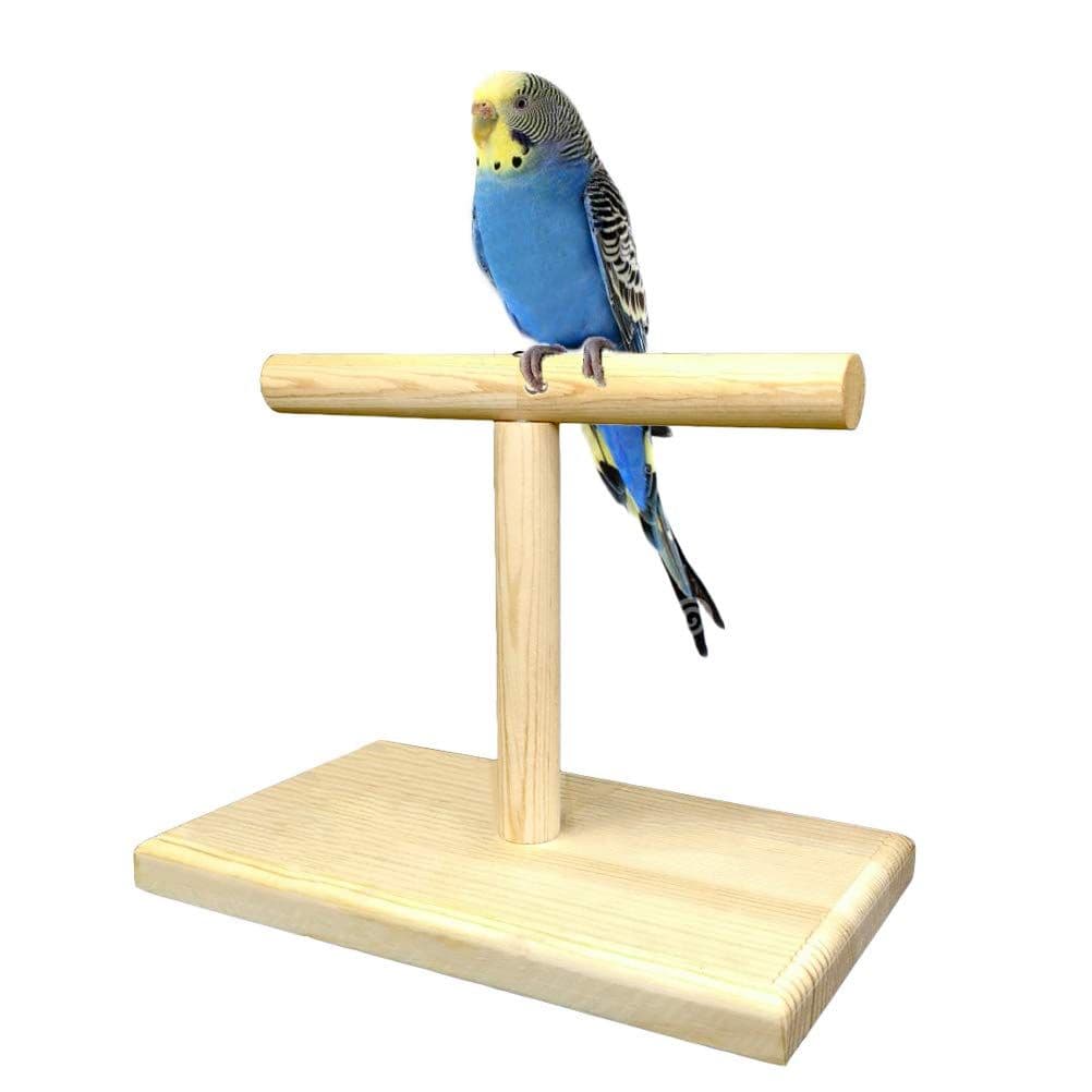 Small Bird Perch,Bird Play Stand,Portable Training Parrot Playstand, Bird Cage Toys for Cockatiels Conures Parakeet Finch Lovebirds, photo 1 of 5