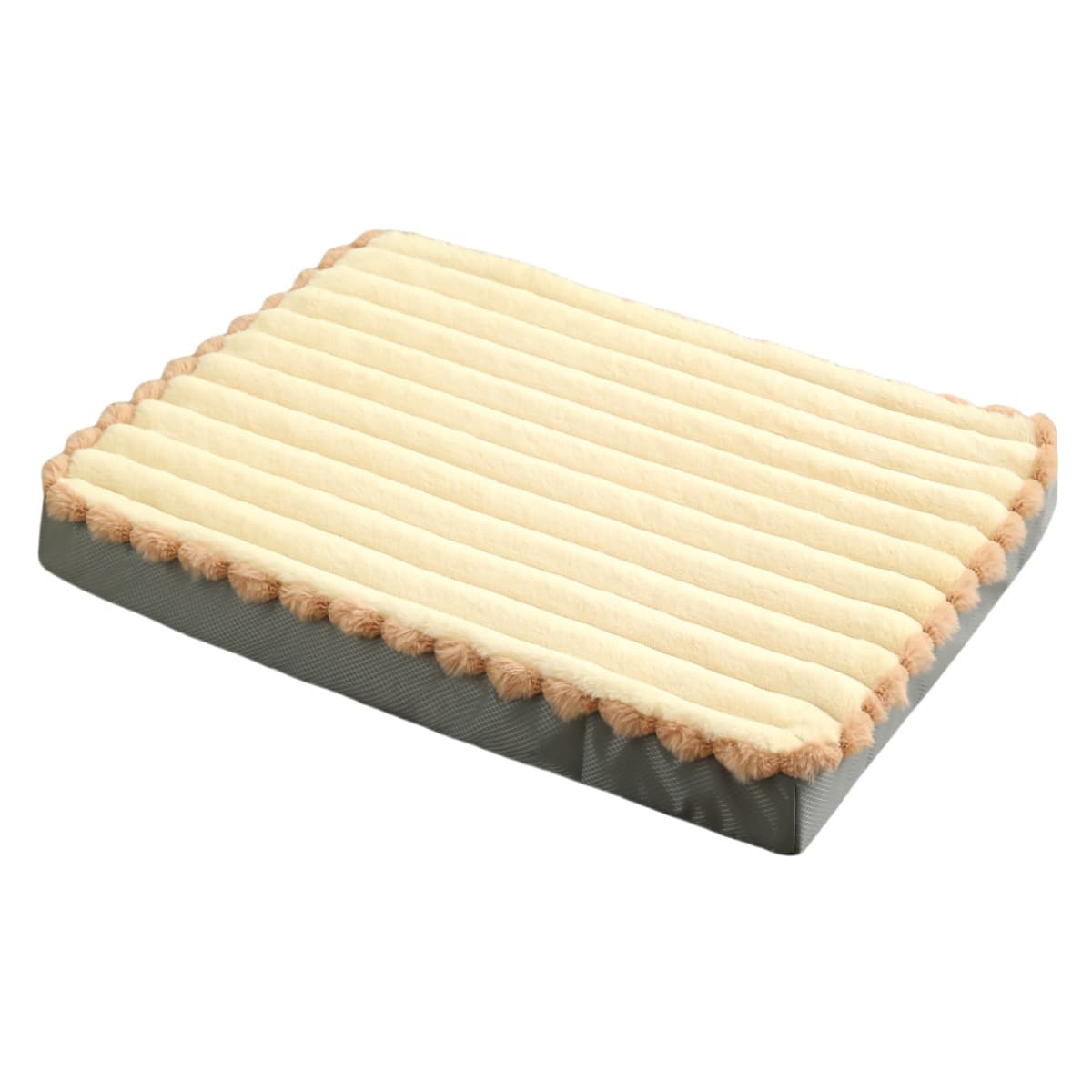 2-Piece Sponge large pet bed - plush dog mat, detachable, washable, anti-slip base