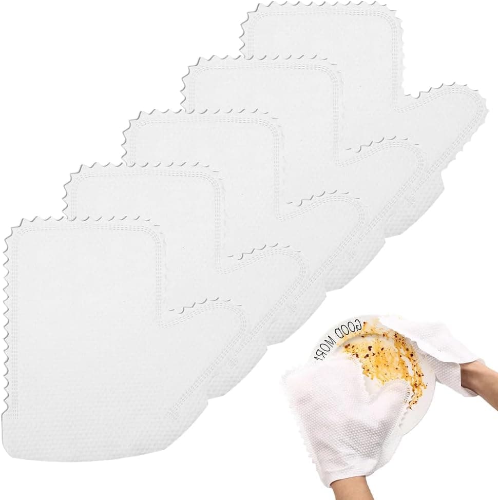 Multi-purpose Washable Dusting Gloves, 2026 Dual-Sided Pet Hair Cleaning Gloves Reusable Wet Dry Kitchen Mitt, photo 1 of 6