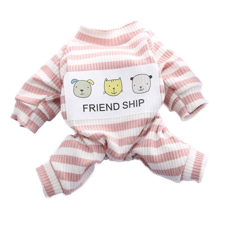 Odd Pet Dog Pajamas Cotton Casual Style