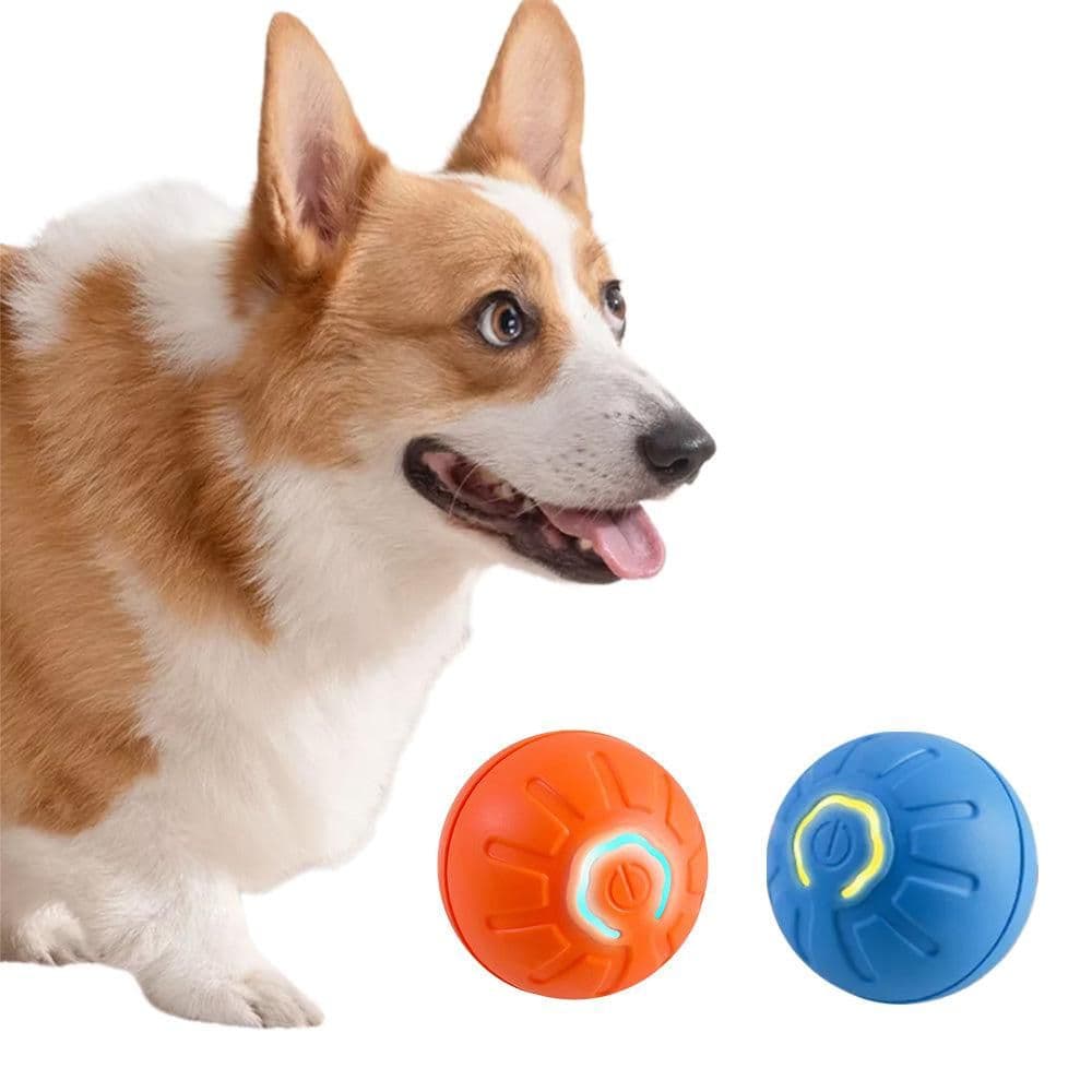 2Pcs 4.5CM Automatic Moving Ball Toy for Cats USB Rechargeable Interactive Vibrating Cat Toy, photo 1 of 6