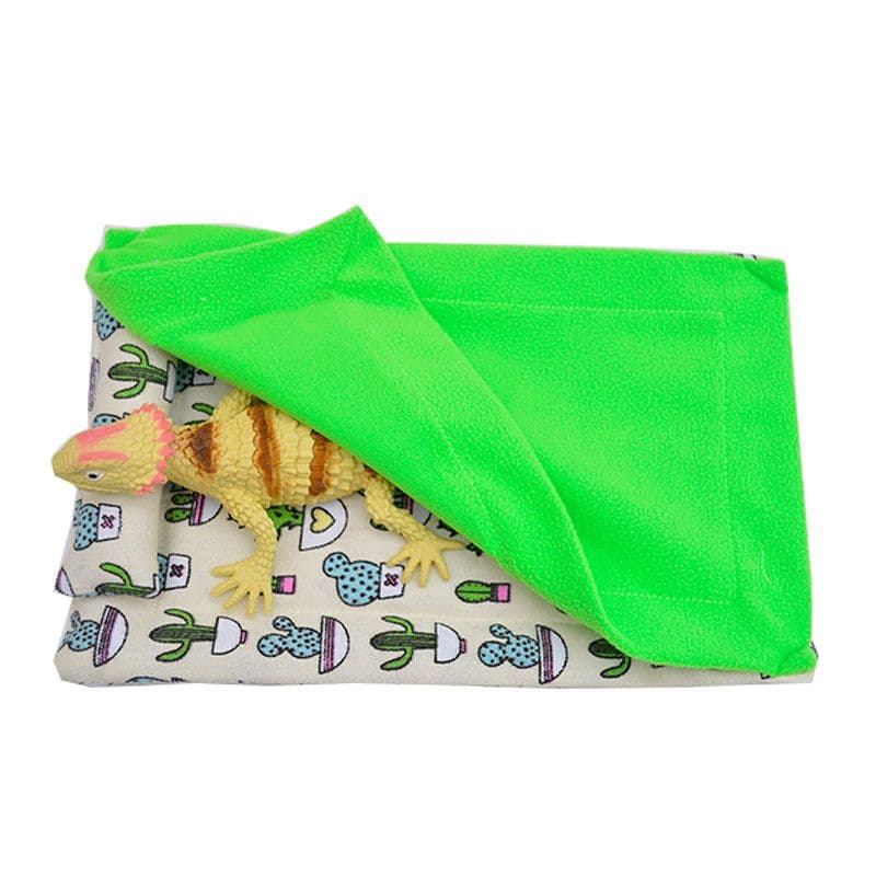 Reptile Sleeping Bag, Reptile Pets' Sleeping Bag Set with Pillow and Blanket, Hideout Habitat with Soft Warm, photo 1 of 5