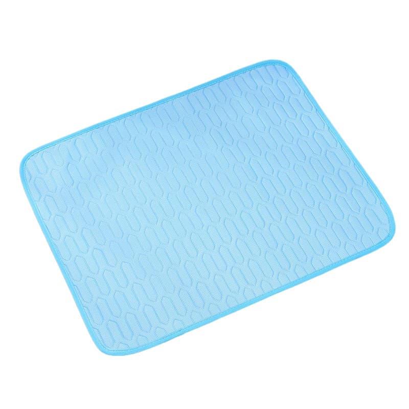 Pet Summer Ice Silk Cooling Mat - Breathable Latex Sleep Pad for Dogs & Cats