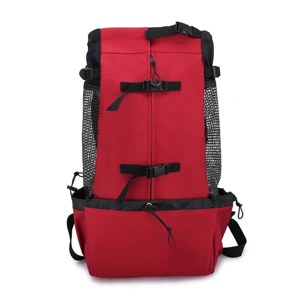 Red(S) - Ideal for Dogs with Length - Durable, Breathable Backpack-Style Carrier - Perfect for Walks, Short Hikes & Public Transportation, photo 1 of 5