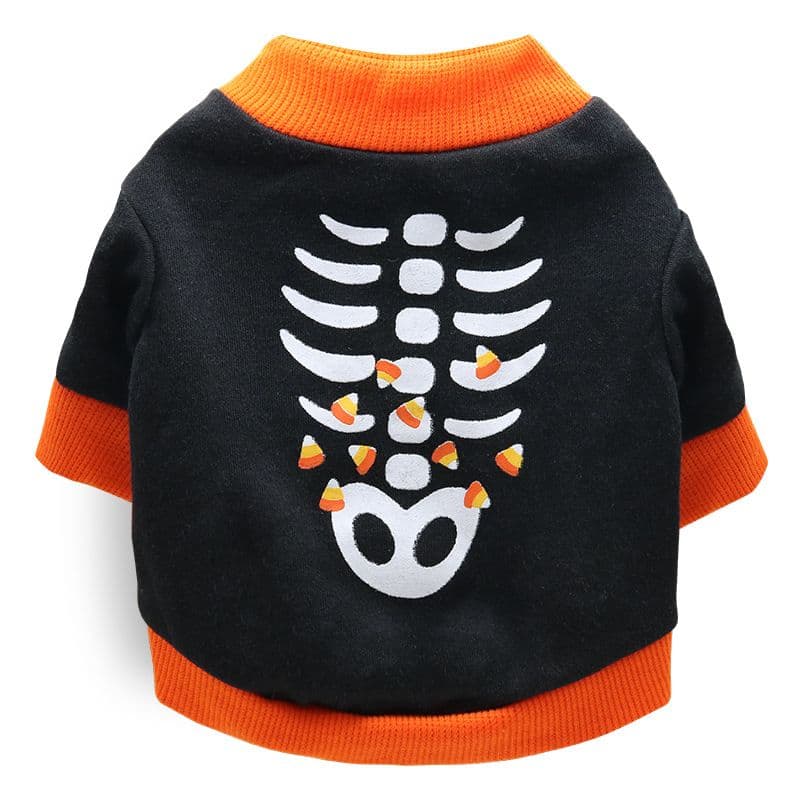 DROOLING DOG Pet Dog Cat Clothes Cotton T Shirt (mask): Neck (cm): 20-24; Bust (cm): 28-32; Back length (cm): 18-20; Recommended pet weight (kg): 1.5
