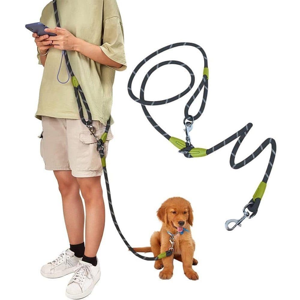 Reflective Hands-Free Dog Leash with Shoulder Strap for Jogging, Compatible with Small and Medium Dogs, photo 1 of 6