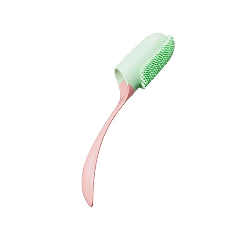 Pet Finger Toothbrush, Soft Silicone Dog and Cat Oral Cleaning Tool with Handle