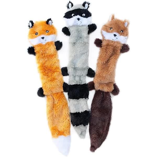 Dog Toys with Squeak and Rattles 3-Pack Plush Chew Toys for Large Medium Dogs, photo 1 of 4