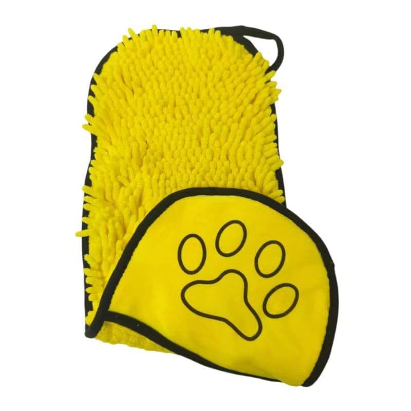 Hand-Insert Pet Absorbent Towel, Quick-Drying Bath Towel for Dogs & Cats