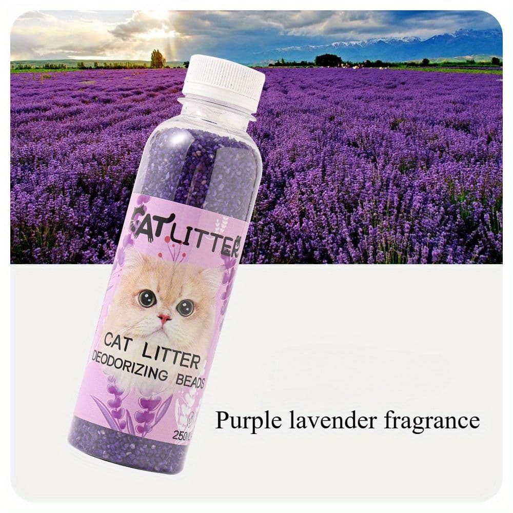 Premium Cat Litter Deodorizer Beads – Natural Odor Eliminator for Litter Box, Long-Lasting Scented Crystals with Lavender, Rose, Lemon, Green Apple & Jasmine, Pet-Safe Fragrance-Free Formula, photo 1 of 10