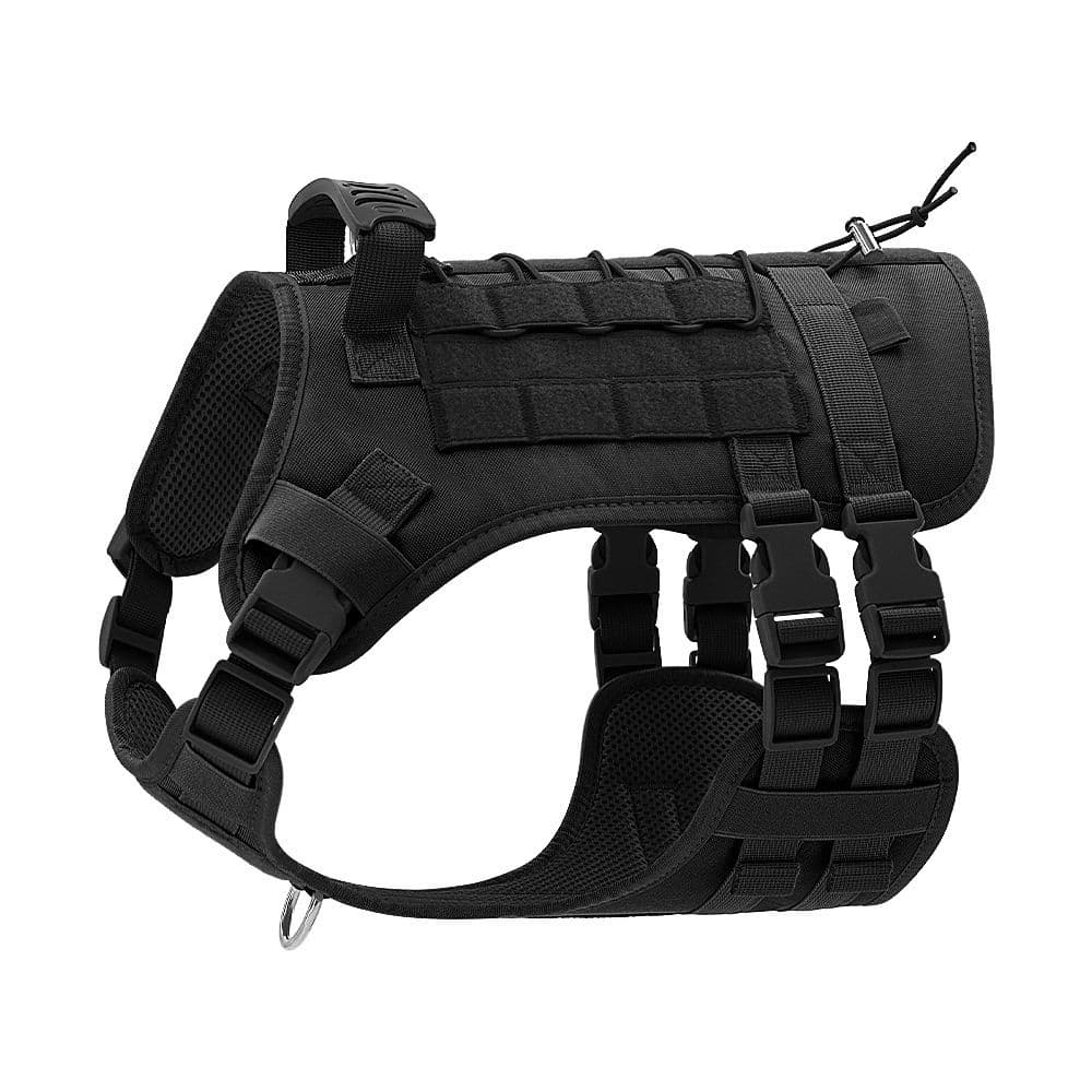 Tactical Dog Harness for Large Dogs - Oxford Fabric No Pull Vest, Reflective Strips and Adjustable Straps - Heavy Duty Outdoor Walking Gear for Medium to Large Breeds, photo 1 of 6