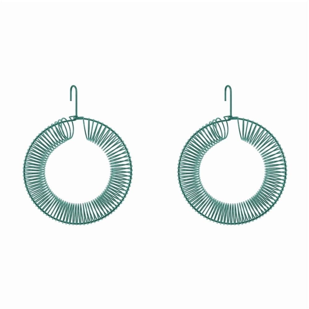 2X Peanut Wreath Bird Feeder 41 cm, Rust & Waterproof, Solid Steel Durables Whole Peanut Wild Bird Feeder with Hook, photo 1 of 5