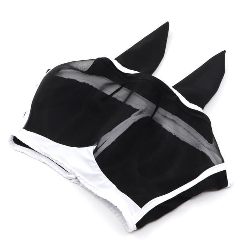 Breathable Horse Face Mask - Mosquito, Insect, and Fly Protection - Equestrian and Race Horse Head Cover