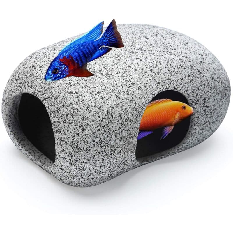 Aquarium ROcks For Fish Breeding, Playing And Resting, Small Ceramic Decorative Stones For Aquarium, photo 1 of 4