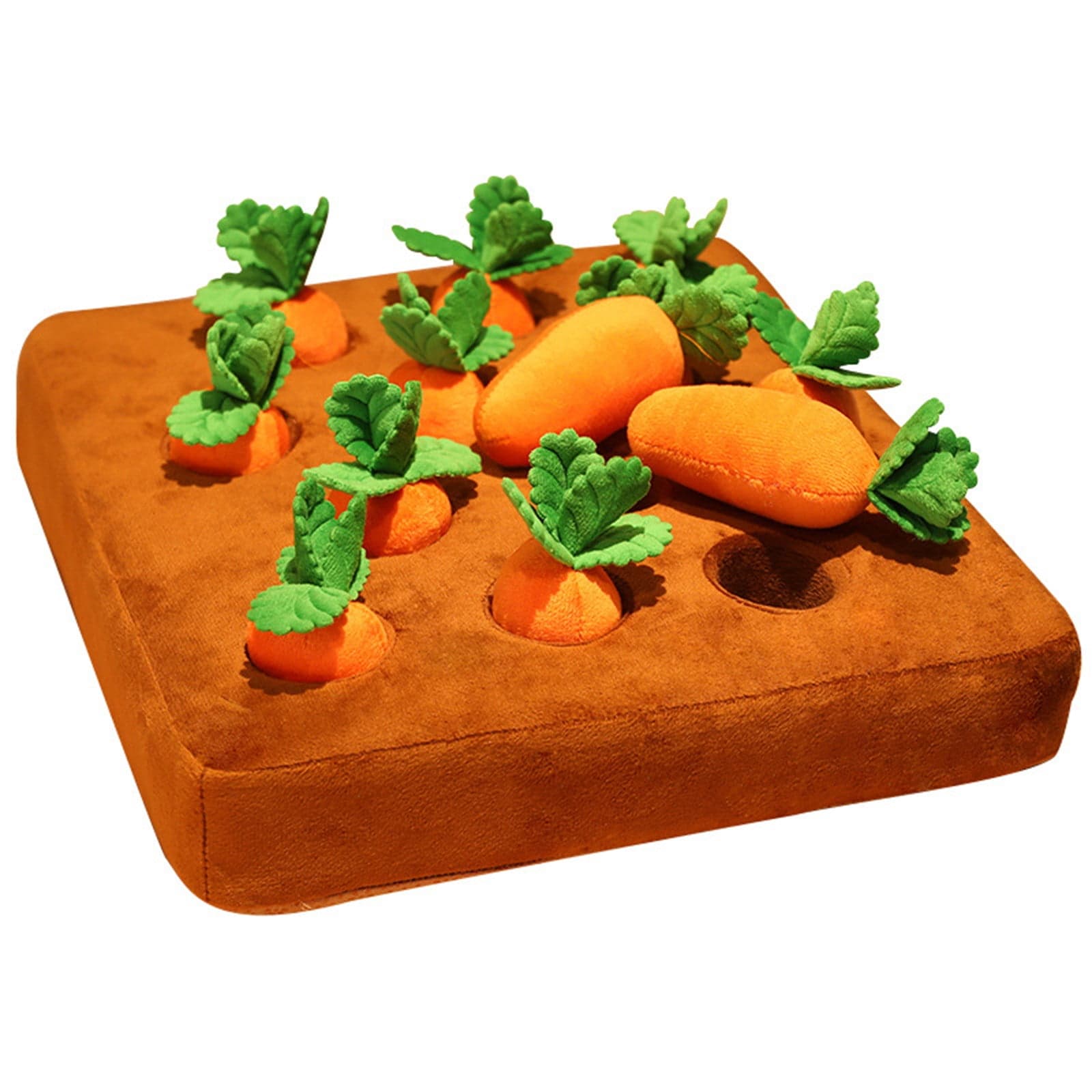 Carrot Dog Toy, Carrot Snuffle Mat for Dogs, Carrots Plush Puzzle Toys, Carrots Enrichment Dog Puzzle Toys, Hide and Seek Carrot Pet Interactive Toy B, photo 1 of 9