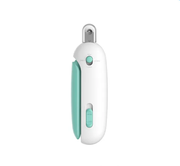 Adjustable Cat Nail Clippers Safety Round Hole Trimmer 1mm-3.5mm Anti-Splash Grooming Tool with File for Kittens & Rabbits