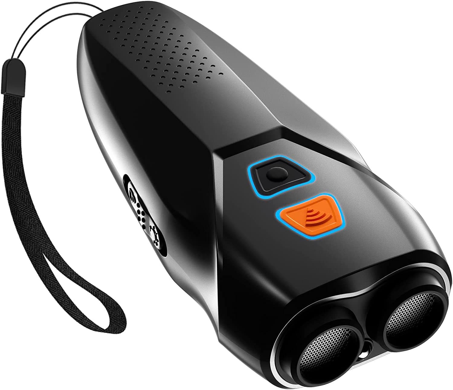 Black Handheld Ultrasonic Dog Trainer with Dual Mode | Training & Deterrent Device with LED Light, photo 1 of 5