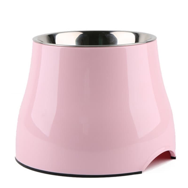 Elevated Pet Feeding Bowl with Stainless Steel Inner - Promotes Healthy Digestion & Reduces Neck Strain