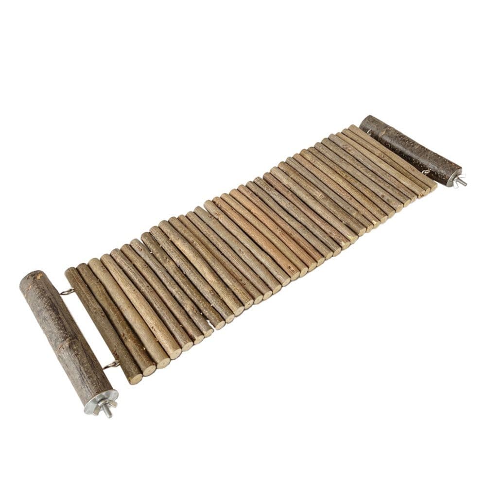 Chinchilla Wooden Ladder Bridge Platform Toy, Suspension Bridge, Small Animal Climbing Toys for Hamsters Sugar Glider Squirrel Gerbils Rat and Other Small Animals, photo 1 of 5