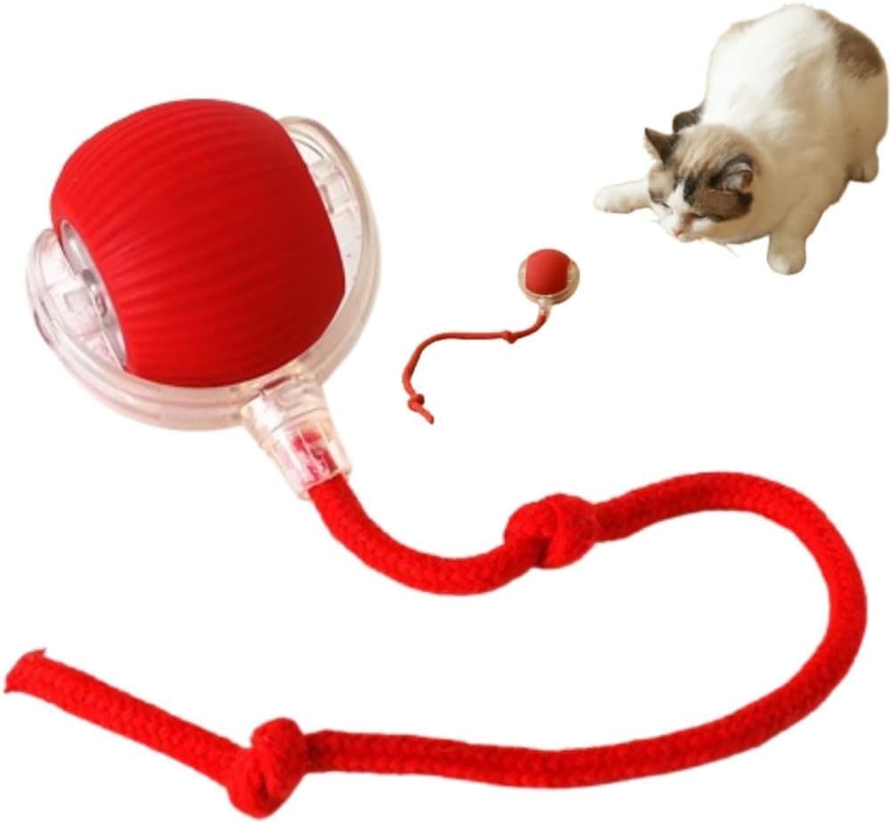 Smart Rolling Chew Ball for Dogs and Cats, Interactive Pet Toy, 6.4 cm