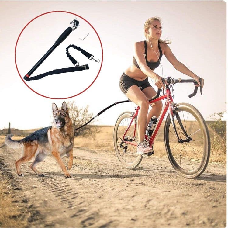 Ride Free, Walk Your Pup: Hands-Free Bike Dog Leash with Shock-Absorbing Bungee, Adjustable Bike Mount, Heavy-Duty Nylon & Steel Build for Urban Trails or Country Roads – Secure, Stable, and Comfortable for Daily Cycling Adventures with Your Furry Co-Pilo, photo 1 of 10