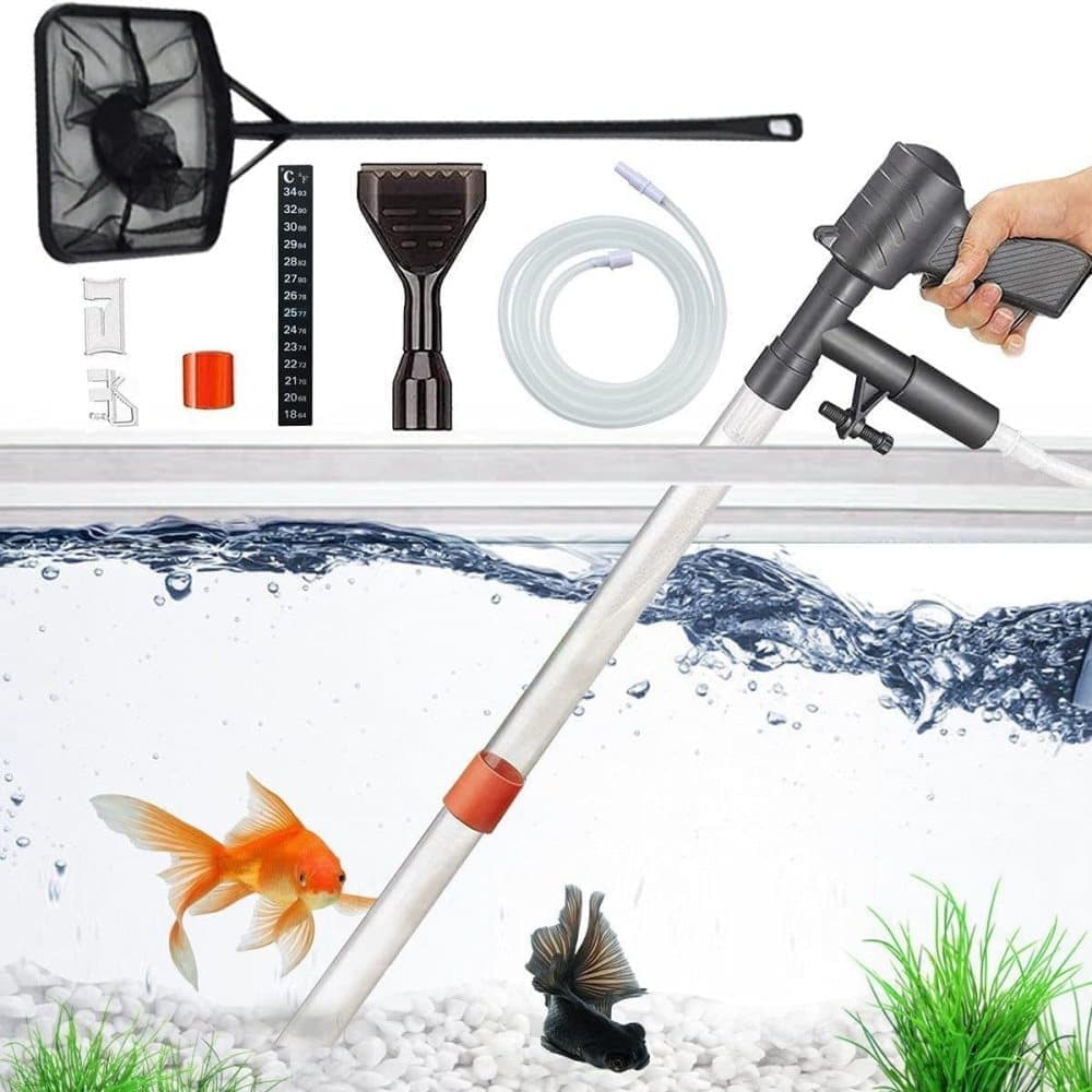 Aquarium Bottom Cleaner Set for Fish Tank, Effective Sand Cleaner, Compatible with Aquariums, photo 1 of 6