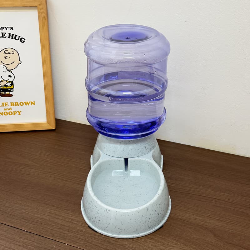 Automatic Pet Feeder and Drinker Combo for Cats and Small Dogs - 2 in 1 Detachable Design